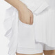 Nike (Nike) Frauen kurzer Rock Sommer schnell trocknend plissierte Tennis-Sportrock asymmetrische Faltenrock (einschließlich Basis) DR6850-100 L
