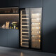 JUSTOWN double door double control wine cabinet constant temperature wine cabinet red wine cabinet compressor beech wood shelf cedar wood shelf humidity adjustable fingerprint lock + dual temperature zone + 1.90 meters + red wine cigar cabinet 780L