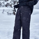 AWKA ski pants for women men’s ski pants waterproof windproof winter veneer 2024 new professional 3l milky white BZK47 XS