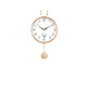 
Nordic light luxury deer head wall clock living room home creative atmospheric modern simple clock decoration fashionable clock wall deer head electroplated gold simple model [6187]