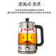 Silver pure titanium tea kettle steaming tea kettle spray type steam tea kettle fully automatic household small health pot flower tea kettle pure titanium spray type tea kettle - 1.3L