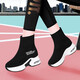 Gucci Tianlun dicke Sohle High Top 2024 Frühling und Herbst Mode neue elastische Socken Schuhe Damen warme lässige Sportschuhe Damenschuhe 9759-1 Schwarzer Samt 36