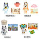 Bruiy Toys Volle Set von Muse Moose Familie Bluey und Freunde Bingo Banter Puppenverzierung [Bruiy] Puppe (Foto + Teekanne)