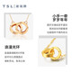 Xie Ruilin (TSL) LOVE CIRCLE series 18K gold necklace double ring color gold necklace BC152 K yellow