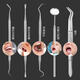 
Su Xiuchen's dentifrice remover for teeth cleaning tools for cleaning and cleaning. Full set of toothpicks and tartars. Cut and clean teeth 5 pieces