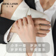 Shenglanxin couple rings, a pair of silver rings, romantic and luxurious love tokens, niche Chinese Valentine's Day gifts for girlfriends on their birthdays, free engraving, Suisui yearly matching rings + certificates