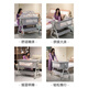 Tutuxiong multifunctional portable crib European style baby bed removable foldable newborn cradle 618-plus music bed bell plus bed surround (color other x frame structure x complete