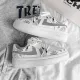 Yuanzu China Monopoly 2022 New Shoes Men's Air Force One Simple White Shoes Men's Shoes Student Board Shoes Gray Exquisite 39