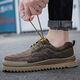 Carter CAT men's shoes breathable Martin boots men's summer new style construction site labor insurance workers British welders retro outdoor 8050 khaki 42 one size larger than sports shoes