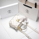 Ur alo bag women's bag 2026 new shoulder bag women's light luxury niche women's small bag crossbody bag birthday gift white (gift box)