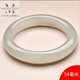 Muqin Hetian Jade Bracelet Women's Jade Bracelet Jade Jade Jade Belt Certificado [Muestra siete aproximadamente 57 mm] QZC6197