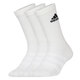 Adidas men and women socks 2024 new sports running triple pair black and white sports medium and high tube socks DZ9435 DZ9435/triple pair medium tube thin model M[39-42 codes] counter fake one compensation ten