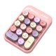 Heijue (AJAZZ) AK18 wireless 2.4G digital keyboard game direction key punk round keycap girls financial cashier accounting 18-key mini keyboard Macaron Black