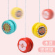 Feilijie wooden yo-yo children's wooden yo-yo competitive yo-yo children's toys animal educational nostalgic toys red character yo-yo (pattern + lanyard)