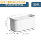 
Bedside basket baby bedside diaper diaper storage box bed fence storage bag bed hanging storage bag apricot color
