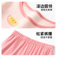 
Tingguagua Dingguagua Children's Pajamas Summer Thin Girls Pure Cotton Short Sleeve Set Girls Home Clothing Pink 130