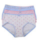 
Die Anfen 4-pair underwear for women, cotton sweet women, high waist belly-closing lace shorts, women's 13118 4883A, multiple multi-color heart combinations XXL (2 feet 4-2 feet 6)
