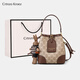 CRTNZO KROEZ Light Luxury Bags Women's Bags 2026 New Bucket Bag Women's Crossbody Bag New Year's Valentine's Day Birthday Gift Practical Khaki - Light Luxury Gifts for Girlfriends Wife Girlfriends Birthday Gifts Practical