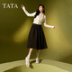 Tata Ballet Shoes Femme's 2025 printemps Nouveau appartement Mary Jane Chaussures pour femmes Sports Single Shoes 7E701AQ5 BEIBAI / APRICOT 38