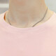 TEEK casual inner long-sleeved T-shirt boys' top teenager base shirt 2025 spring heavyweight water soft cotton men's clothing HE673 pink S