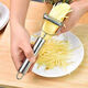 Peeling knife, stainless steel household multifunctional fruit, vegetable and melon slicing, potato peeling and grating artifact, double-sided peeler, peeling + grating 1 piece