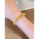 El mismo estilo que la tienda Yuyi Jin, las cuentas de baile de danza de oro de la arena, pulsera de baile de tres círculo, abertura de la memoria de primavera de la mujer pulsera de baile liso de danza floreciente de cinco círculo (rebote de apertura de la memoria)