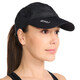 2XU sports cap for men and women, fashionable and versatile peaked cap, outdoor trendy sunshade, quick-drying and breathable baseball cap, lightweight sun protection cap, black