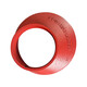 Jinniu Pipe Industry Groove Eccentric Big and Small Head Specifications DN100*65 (Outer Diameter 114*76) Red DN100*65 (Outer Diameter 114*76) Iron