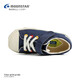 Yuexing Children's Shoes Imported from Japan, award-winning shoes, simple and comfortable children's canvas shoes, boys' casual shoes, girls' sports shoes, dark blue 24 (inner length 15cm, suitable for feet 14.5cm long)