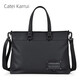 Cateikarrui men's briefcase men's handbag Oxford cloth business large capacity office worker shoulder crossbody computer bag black size approximately length 40*width 11*height 30CM