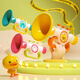 Beverly (Buddyfun) Petits jouets de trompette peut jouer et sucer et souffler la musique bébé sifflement flûte pour enfants Gift Rose Robbit sans corde