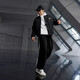 阿迪达斯（adidas）棉服外套男装上衣 2023春季运动服防风保暖休闲棒球服飞行员夹克 JN4855 M