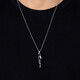 Yinyu Guochao Driftwood Boys Necklace High-end Long Pendant Design Niche Sweater Chain Male Birthday Gift Driftwood Necklace