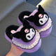 Sanrio Children's Cotton Slippers Autumn and Winter Jade Dog Girls Indoor Non-Slip Parent-child Heel Cotton Shoes 2024 New Pink Melody (Heel Heel) 34-35 Sizes (Inner Length 20CM Suitable for Foot Length 19CM)