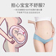 Shercehman 4-pair maternity underwear for women with low waist antibacterial cotton early stage mid-term late stage underwear
