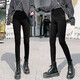 Nanding Yage Maternity Jeans Autumn and Winter New Outerwear Maternity Pants New Velvet Elastic Slim Fit Small Leg Pants Black Spring and Autumn Style L 110-125Jin Jin is equal to 0.5 kg