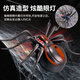 Creation Art Children's Electric Remote Control Spider Toy Douyin Los mismos 5 Internet Celebrity Simulation Small Animales de 4 a 6 años de niños y niñas [Versión clásica - Control remoto Ladybug] Modelo rojo 9922+ Destornillador que incluye 6 estándar oficial estándar