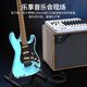 秋叶原（CHOSEAL）发烧级6.5mm转双6.5单晶铜音频线 6.35一分二 音响箱麦克风吉他调音台功放连接 1米 QS9913T1