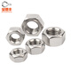 Baodefeng 304 stainless steel hexagonal nut 316 hexagonal nut 201 screw cap DIN934 national standard fastener collection 304 material anti-thread M8 10 pieces