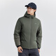 拓路者（Pioneer Camp）3M新雪丽棉男连帽棉服户外防风休闲外套厚款棉衣冬季保暖男士棉袄 黑色 2XL