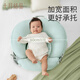 
October crystal baby anti-spray slope cushion prevents milk from overflowing and choking milk feeding tool slope pillow newborn lying cushion Shanlan Green