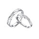 MZMZ couple ring platinum pt950 diamond model for men and women, a pair of marriage proposal, birthday and anniversary gift for girlfriend, love together ring (adjustable)