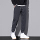 Pantalones informales de pájaros carpinteros Men sueltos sueltos Summer Nuevo estilo Harun Trendy Workwear Versátiles Sports Pants 9859 Gray Plus Velvet 2XL