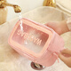 JAJALIN cosmetic bag travel portable toiletry bag thickened storage bag large capacity men and women travel waterproof handbag set fitness business trip bath bag pink