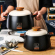 Mujing Village Japanese-style casserole soup gas stove household casserole stew pot open flame high temperature resistant dry-fired casserole soup pot ceramic pot soup pot large clay pot rice casserole health porridge pot ceramic casserole 2 liters [519] suitable for 2-3 people