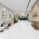 Clcey Guangdong Foshan Marmor Fliesen 600x1200 Wohnzimmer Bodenfliesen Hochglänzende milchige weiße Badezimmerfliesen 12801 600*1200