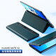 Kai Meng [Real Leather] Suitable for Huawei mate x2 mobile phone case magnetic clamshell x2 collector's version protective case variable bracket head layer cowhide sapphire blue [Variable bracket]