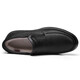 Strongman cotton shoes men's wool warm casual toe-layer cowhide winter cold-proof cotton leather shoes JDC351085 black size 41