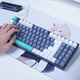MACHENIKE K500 wired mechanical keyboard gaming keyboard laptop desktop keyboard 94 keycap red axis RGB PBT white