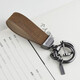 JWKE Cowhide Car Key Chain Men's Women's Personalized Creative Practical Fashion Trendy Key Chain Hanging Pendant Red (Cowhide) + Horseshoe Buckle + Screwdriver